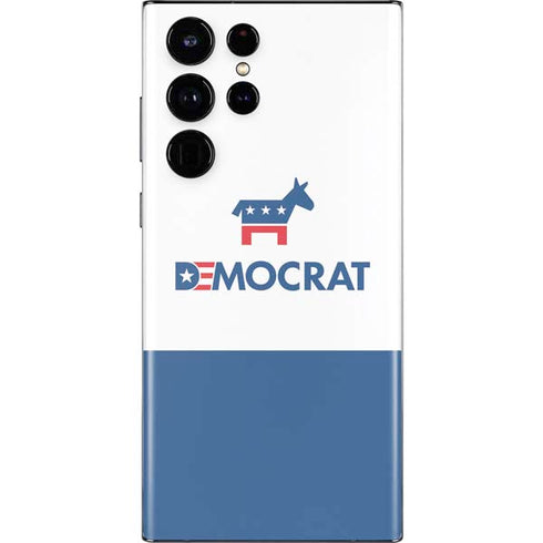 Democrat Blue And Red Galaxy S22 Ultra Skin