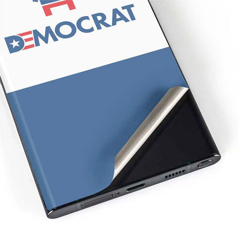 Democrat Blue And Red Galaxy S22 Ultra Skin