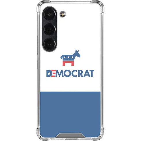 Democrat Blue And Red Galaxy S23 Clear Case