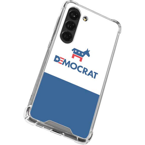 Democrat Blue And Red Galaxy S23 Clear Case