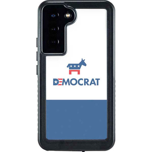 Democrat Blue And Red Galaxy S23 Plus Waterproof Case