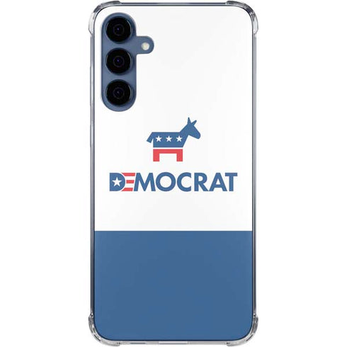 Democrat Blue And Red Galaxy S24 Clear Case