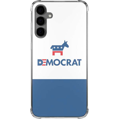 Democrat Blue And Red Galaxy S24 Plus Clear Case