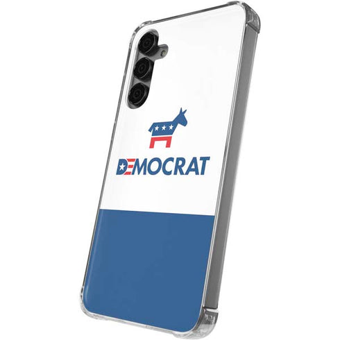 Democrat Blue And Red Galaxy S24 Plus Clear Case