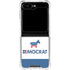 Democrat Blue And Red Galaxy Z Flip5 5G Clear Case