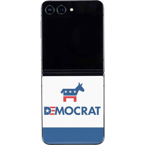 Democrat Blue And Red Galaxy Z Flip5 5G Skin