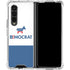 Democrat Blue And Red Galaxy Z Fold4 5G Clear Case
