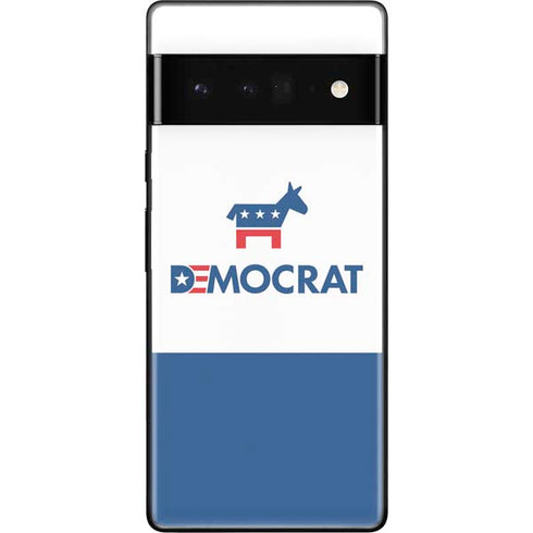 Democrat Blue And Red Google Pixel 6 Pro Skin