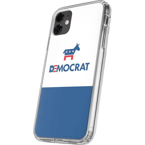 Democrat Blue And Red iPhone 11 Clear Case
