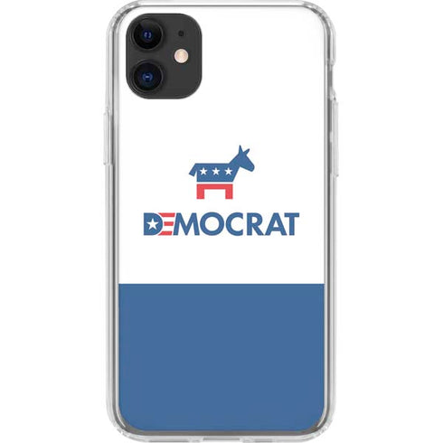 Democrat Blue And Red iPhone 11 Clear Case