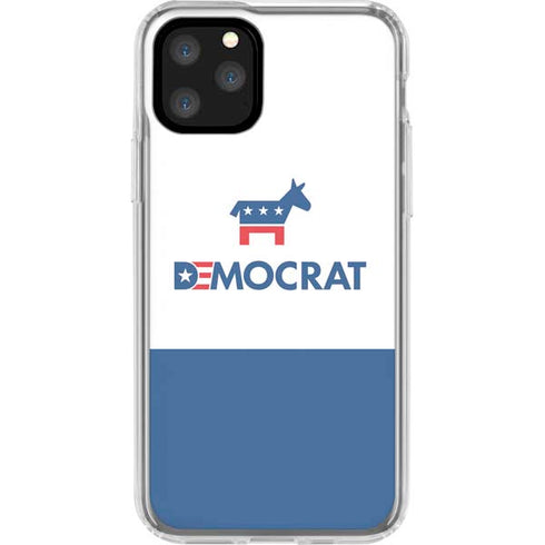 Democrat Blue And Red iPhone 11 Pro Clear Case