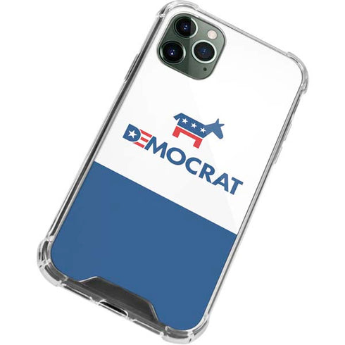 Democrat Blue And Red iPhone 12 Pro Clear Case