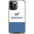 Democrat Blue And Red iPhone 14 Pro Max Clear Case