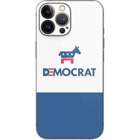 Democrat Blue And Red iPhone 14 Pro Max Skin