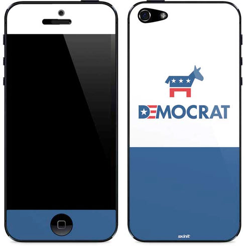Democrat Blue And Red iPhone 5/5s/5SE Skin