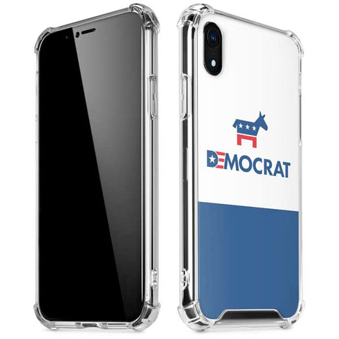 Democrat Blue And Red iPhone XR Clear Case