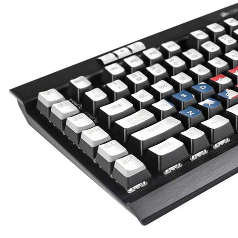 Democrat Blue And Red K95 RGB PLATINUM Mechanical Gaming Keyboard Skin