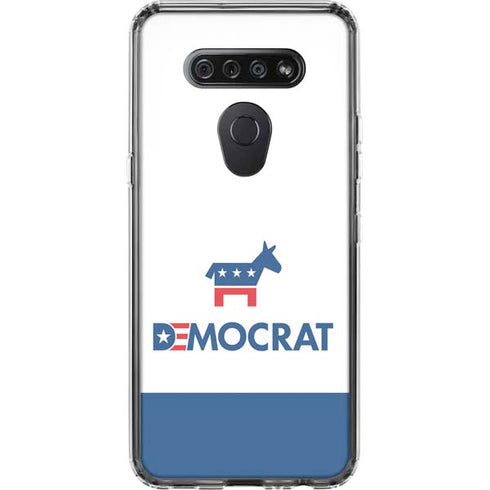 Democrat Blue And Red LG K51/Q51 Clear Case