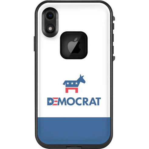 Democrat Blue And Red LifeProof Fre iPhone Skin