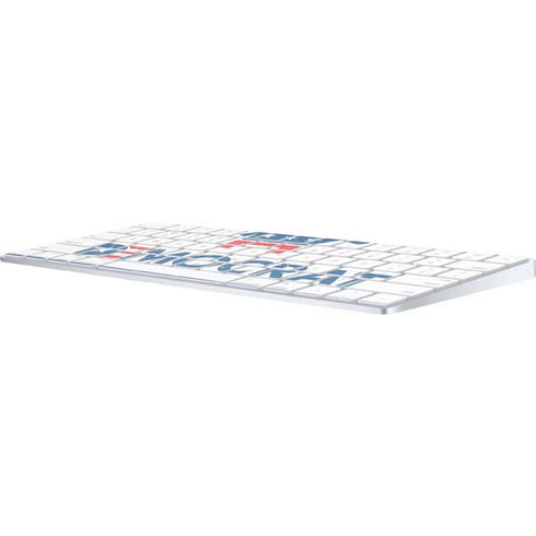 Democrat Blue And Red Magic Keyboard Skin