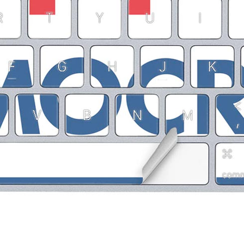 Democrat Blue And Red Magic Keyboard Skin