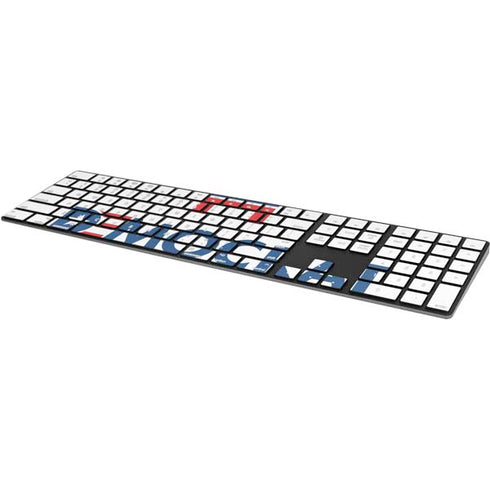 Democrat Blue And Red Magic Keyboard with Numeric Keypad Skin