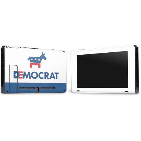 Democrat Blue And Red Nintendo Switch Bundle Skin
