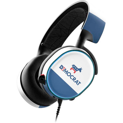 Democrat Blue And Red SteelSeries Arctis 3 Skin
