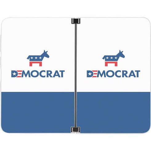 Democrat Blue And Red Surface Duo Skin