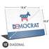 Democrat Blue And Red Universal Laptop 18in (14.6 x 10.6in) Skin