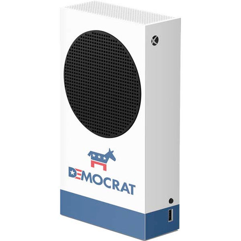 Democrat Blue And Red Xbox Series S Console Skin