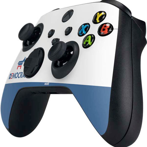 Democrat Blue And Red Xbox Series X Controller Skin