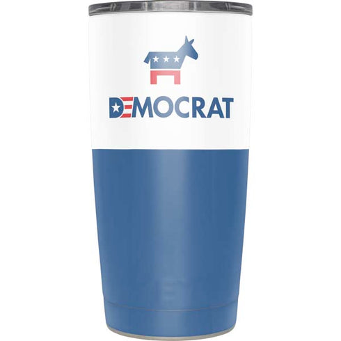 Democrat Blue And Red Yeti 20oz Tumbler Skin