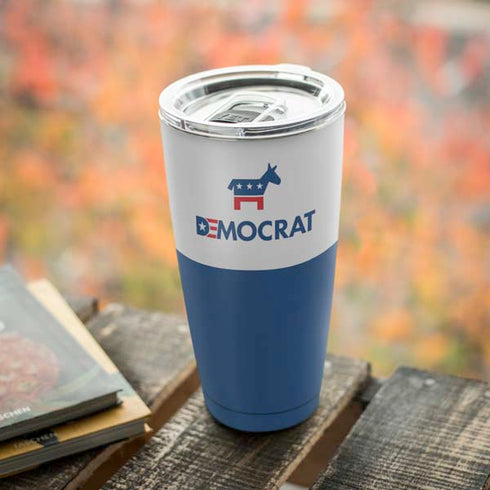 Democrat Blue And Red Yeti 20oz Tumbler Skin