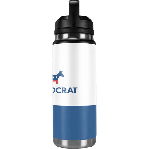 Democrat Blue And Red YETI Rambler 26oz Bottle Skin