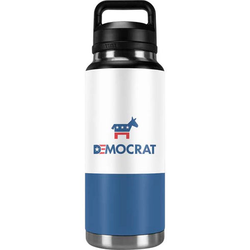 Democrat Blue And Red YETI Rambler 36oz Bottle Skin