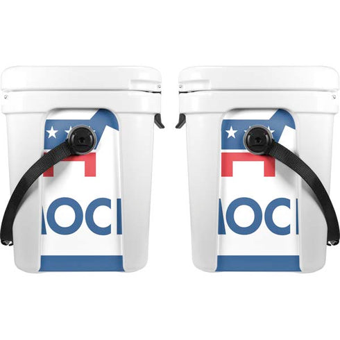 Democrat Blue And Red YETI Roadie 24 Hard Cooler Skin