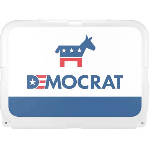Democrat Blue And Red YETI Tundra 35 Hard Cooler Skin