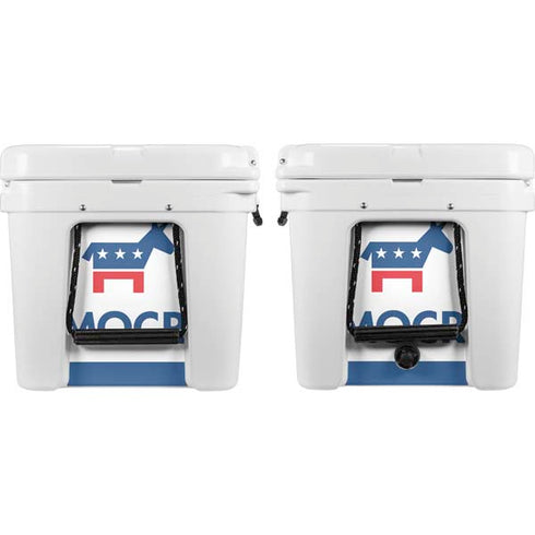 Democrat Blue And Red YETI Tundra 75 Hard Cooler Skin