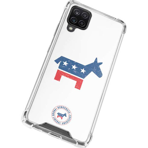 Democrat Donkey Galaxy A12 Clear Case