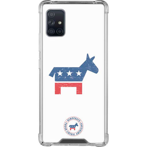 Democrat Donkey Galaxy A51 5G Clear Case