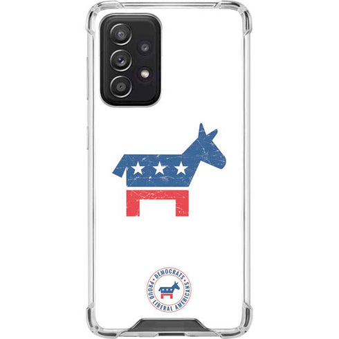 Democrat Donkey Galaxy A52 5G Clear Case