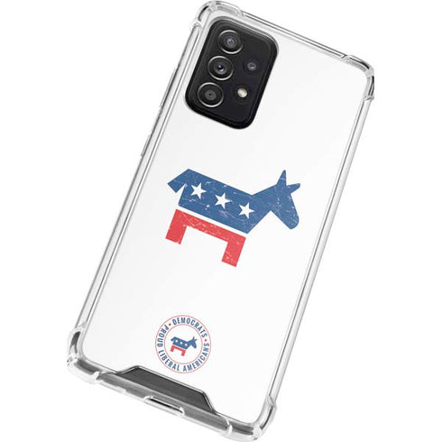 Democrat Donkey Galaxy A52 5G Clear Case