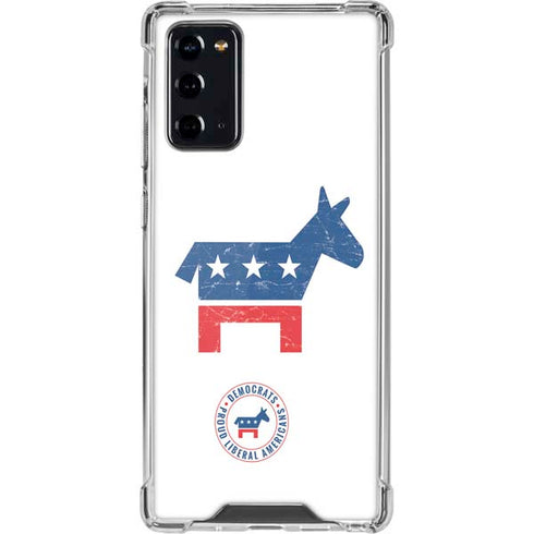 Democrat Donkey Galaxy Note20 5G Clear Case