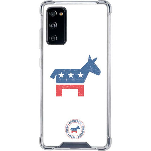 Democrat Donkey Galaxy S20 FE Clear Case