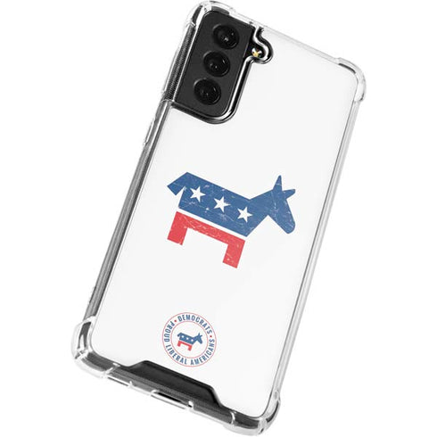 Democrat Donkey Galaxy S21 FE Clear Case