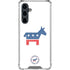 Democrat Donkey Galaxy S23 FE Clear Case