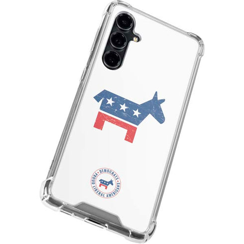 Democrat Donkey Galaxy S23 FE Clear Case