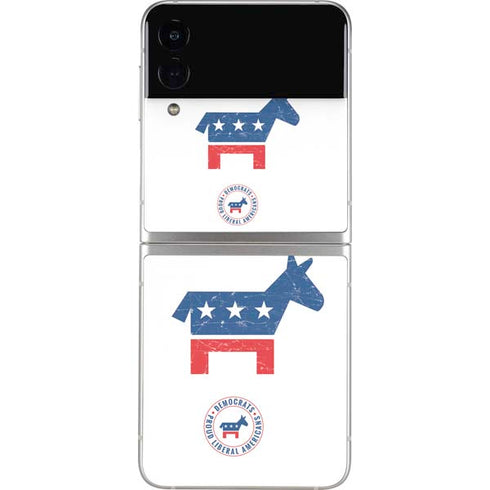 Democrat Donkey Galaxy Z Flip4 5G Skin