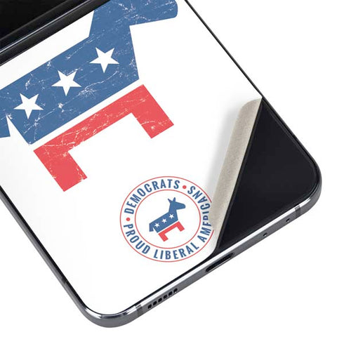 Democrat Donkey Galaxy Z Flip5 5G Skin